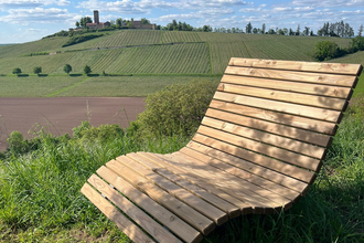 Hügel-Sofa bei Sulzfeld - Tobel | © Gemeinde Sulzfeld