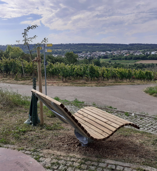 Hügel-Sofa Zeutern Flurbereinigungstisch | © Gemeinde Ubstadt Weiher