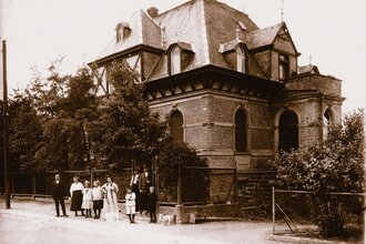 Infoschild: Alte Landstraße - Hotel Ries | © Tourist Information Bad Schönborn