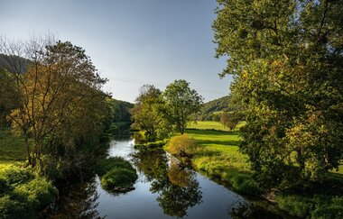 Jagsttal bei Gerabronn | © Hohenlohe + Schwäbisch Hall Tourismus e. V.