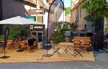 BioRitter Schwäbisch Hall Kaffee Paradies Außenbereich | © BioRitter Schwäbisch Hall Kaffee Paradies Außenbereich