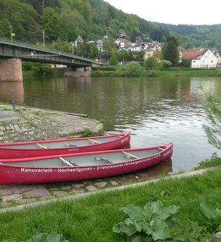 Kanuverleih in Neckargemünd