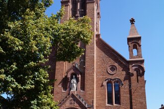 Katholische Pfarrkirche St. Johannes Nepomuk Neckargemünd-Altstadt | © Stadt Neckargemünd