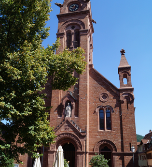 Katholische Pfarrkirche St. Johannes Nepomuk Neckargemünd-Altstadt | © Stadt Neckargemünd