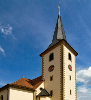 Katholische St. Martin Kirche Kraichtal-Landshausen | © Land der 1000 Hügel - Kraichgau-Stromberg