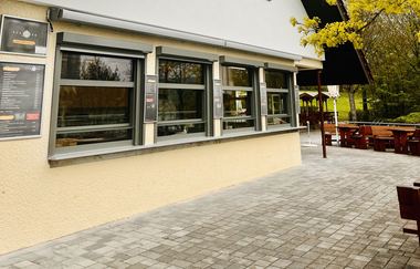 Kiosk am Breitenauer See | Obersulm | Außenansicht | © U. Schröter