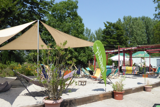 Kiosk und Minigolfanlage am Badesee "Lieblings.kiosk" | © Landratsamt Rhein-Neckar-Kreis