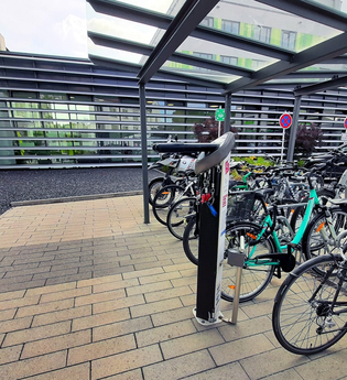 RadSERVICE-Punkt Klinikum Crailsheim | © Hohenlohe + Schwäbisch Hall Tourismus e. V.