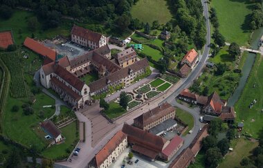 Luftaufnahme Kloster Bronnbach | © Achim Mende
