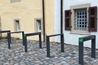 Stromladesäulen in Kloster Schöntal | © Touristikgemeinschaft Hohenlohe e. V.