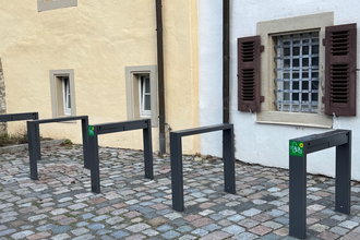 Stromladesäulen in Kloster Schöntal | © Touristikgemeinschaft Hohenlohe e. V.
