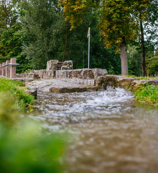 Kneipp-Wasser-Tretbecken in Öhringen | © Stadt Öhringen