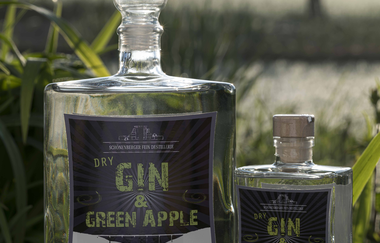 Kochertal Brennerei_Dry Gin_Green Apple | © Hohenlohe + Schwäbisch Hall Tourismus e. V.