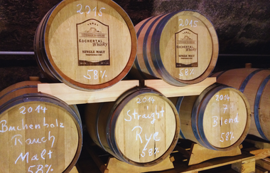 Kochertal Brennerei_Holzfaesser | © Hohenlohe + Schwäbisch Hall Tourismus e. V.