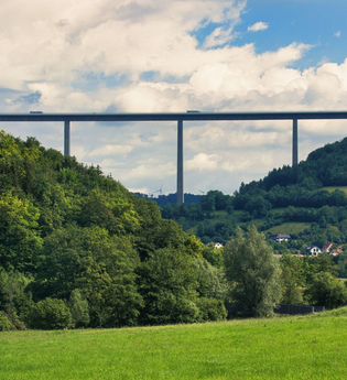 Kochertalbrücke bei Geislingen am Kocher | © Hohenlohe + Schwäbisch Hall