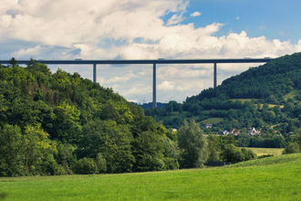 Kochertalbrücke bei Geislingen am Kocher | © Hohenlohe + Schwäbisch Hall