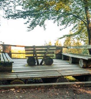 Kraichgaublick - Aussichtspunkt mit Rastplatz | Eppingen | HeilbronnerLand | © Touristikgemeinschaft HeilbronnerLand