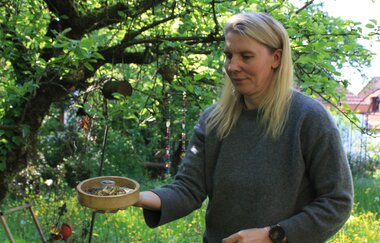 Marie Hagner - die Räucherspezialistin | Kräuterfrauen Obereisesheim | HeilbronnerLand | © Kräuterfrauen Obereisesheim