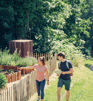 Kräuter-, Tee- & Würzgarten im Burgareal Löwenstein | HeilbronnerLand | © Touristikgemeinschaft HeilbronnerLand