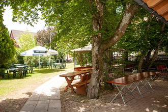 Krone Fichtenberg Biergarten | © Hohenlohe Schwäbisch Hall