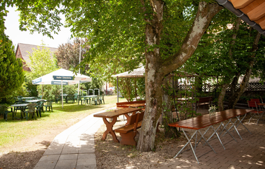 Krone Fichtenberg Biergarten | © Hohenlohe Schwäbisch Hall