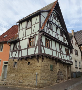 Kulturdenkmal "Frankeburg", Steingasse 4 | © Große Kreisstadt Eppingen