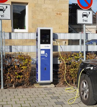Ladestation für E-Autos | © Land der 1000 Hügel - Kraichgau-Stromberg