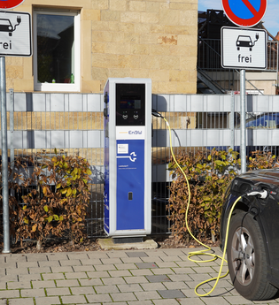 Ladestation für E-Autos | © Land der 1000 Hügel - Kraichgau-Stromberg