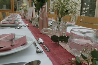 Landgasthof Bürgerstüble in Michelfeld: Tischdekoration | © Hohenlohe Schwäbisch Hall