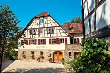 Landgasthof & Hotel Jagstmühle, Mulfingen, Hohenlohe | © Touristikgemeinschaft Hohenlohe e. V. | Landgasthof & Hotel Jagstmühle, Mulfingen