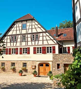 Landgasthof & Hotel Jagstmühle | RadServiceStation | © Touristikgemeinschaft Hohenlohe e. V. | Landgasthof & Hotel Jagstmühle, Mulfingen