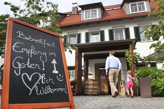 Landhaus Rössle in Veinau: Eingangsbereich | © Hohenlohe Schwäbisch Hall