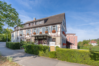Landhaus Wolf Restaurant Eisenbahn in Schwäbisch Hall: Außenansicht | © Hohenlohe Schwäbisch Hall