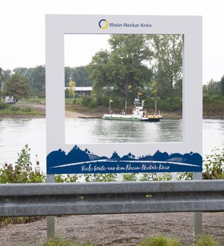Fotospot Kollerfähre | © Landratsamt Rhein-Neckar-Kreis