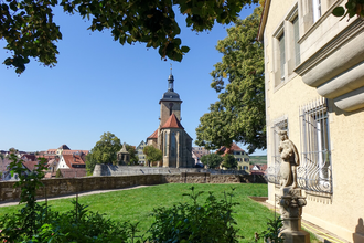 Rathausinsel und Regiswindiskirche | © Neckar-Zaber-Tourismus e.V.