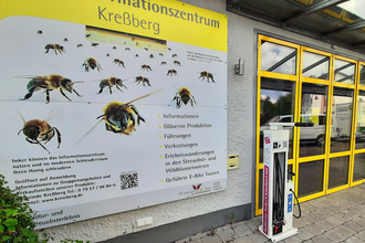 RadSERVICE-Punkt Leukershausen am Bieneninformationszentrum