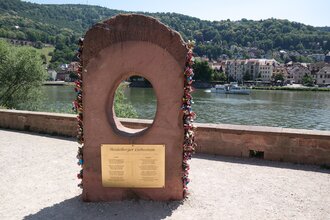Liebesstein mit Blick auf den Neckar | © Heidelberg Marketing GmbH / Thomas Vennen
