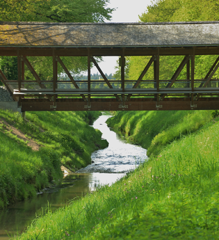 Lutherische Brücke | © Landratsamt Rhein-Neckar-Kreis