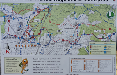 Wanderwege & Erlebnispfad Untergruppenbach | Bereich Burg Stettenfels & Lutz-Sigel-Hütte | HeilbronnerLand | © Touristikgemeinschaft HeilbronnerLand
