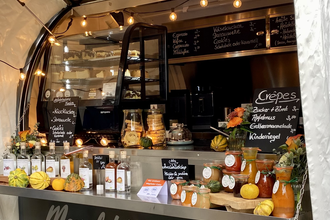 Mobiler Hofwagen an Markttagen | Manufaktur für Feines Mörsel | Beilstein | © Manufaktur für Feines Mörsel