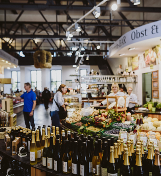 Markthalle Kornhausscheunen Schwäbisch Hall | © Foto: Nico Kurth