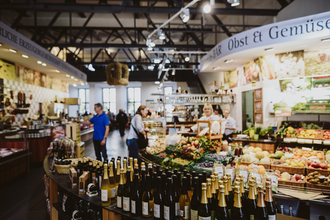 Markthalle Kornhausscheunen Schwäbisch Hall | © Foto: Nico Kurth