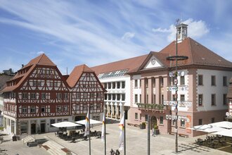Marktplatz mit Rathaus in Eppingen | © Stadt Eppingen