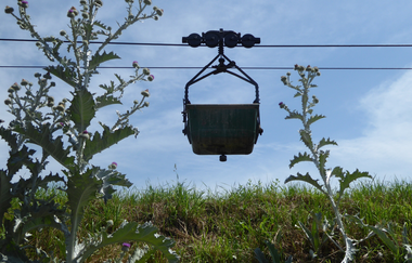 Materialseilbahn (Lorenseilbahn) zwischen Leimen und Nußloch | © Beate Otto