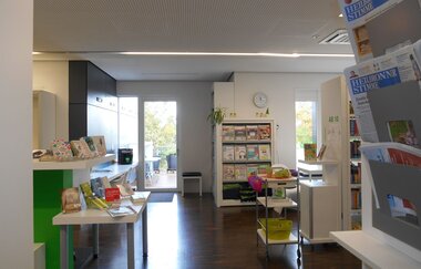 Medienwelt Neckarwestheim | Bücherei & RadServiceStation | HeilbronnerLand | © Medienwelt Neckarwestheim