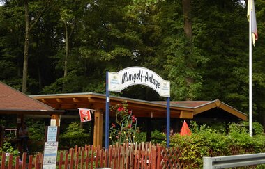 Minigolf Gerbersruhpark in Wiesloch | © Landratsamt Rhein-Neckar-Kreis