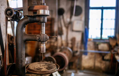 Bohrer im Museum Pflaumer in Öhringen. | © Stadt Öhringen