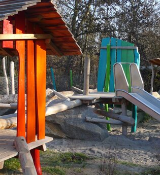 Naturnaher  Wasserspielplatz | © Land der 1000 Hügel - Kraichgau-Stromberg