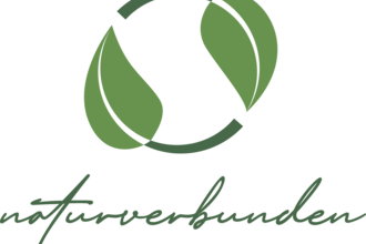 Zwei grüne Blätter mit Stiel. die einen Kreis bilden. Darunter der Firmenname 'naturverbunden' | © naturverbunden Bad Schönnborn