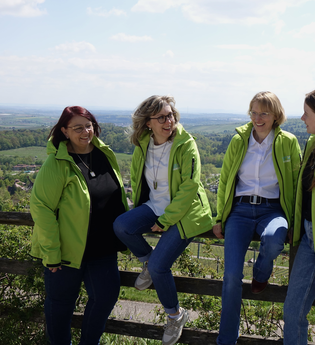 Team Neckar-Zaber-Tourismus am Michaelsberg | Aussicht | © Neckar-Zaber-Tourismus e.V.